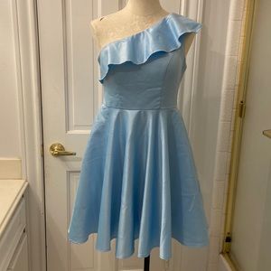 BLUE HOMECOMING DRESS